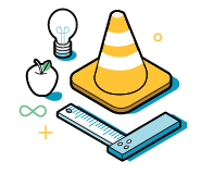 a little illustration of construction visuals for STEM classes